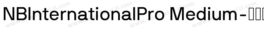 NBInternationalPro Medium字体转换
